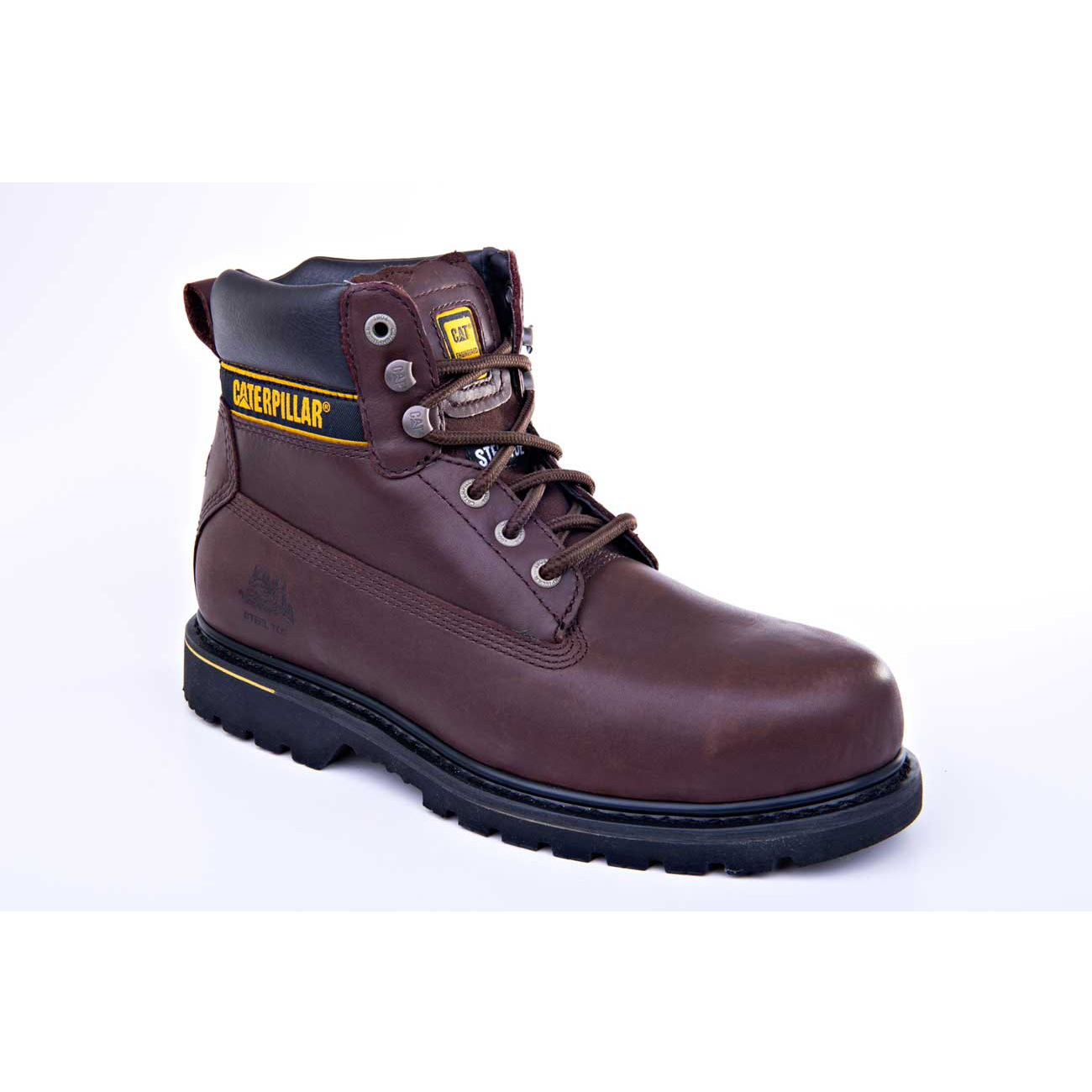 Caterpillar Men's Holton St - Sa Safety Boots Burgundy CAT-10853